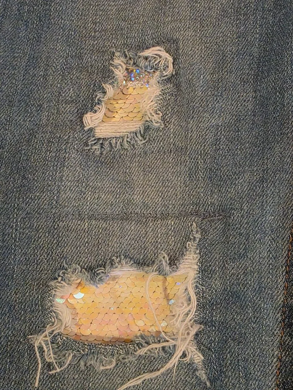 Cat and Jack Girls Size 12 Distressed Jeans